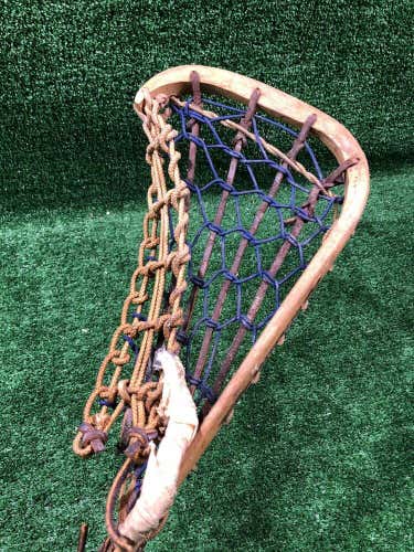 Vintage Wooden Lacrosse Stick, 44.5"