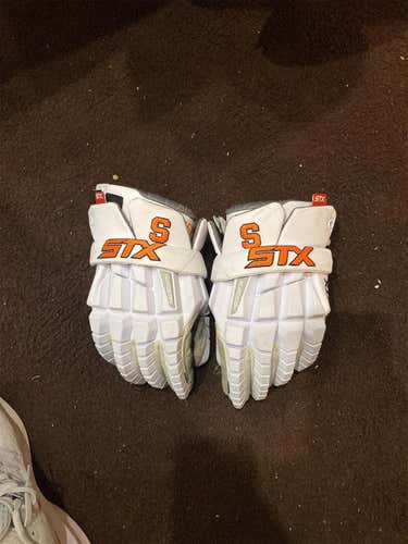 Used STX Surgeon RZR 13" Lacrosse Gloves