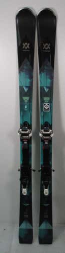 Used Volkl FLAIR 81 Carbon 163cm Skis with Marker TCX Bindings (SY517)