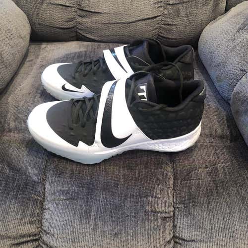 Black Men's Turf Cleats Low Cut