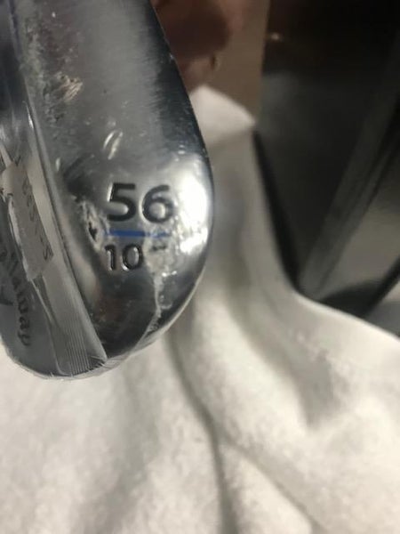 New Men's Callaway Left Hand Jaws MD5 Wedge Stiff Flex 56 Degree Steel Shaft