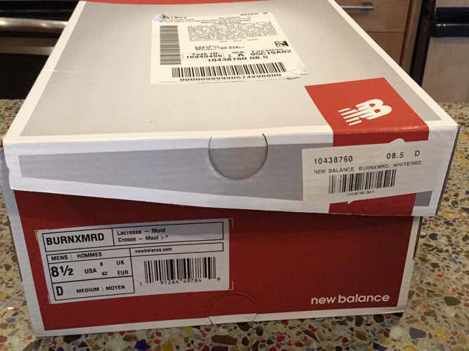 Red Men's Molded Cleats New Balance Cleats