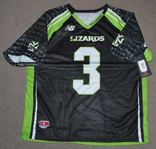 NEW Rob Pannell New York Lizards MLL Lacrosse Jersey Large