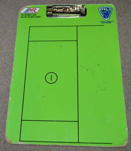 New York Lizards MLL Lacrosse Sideline Used Clipboard
