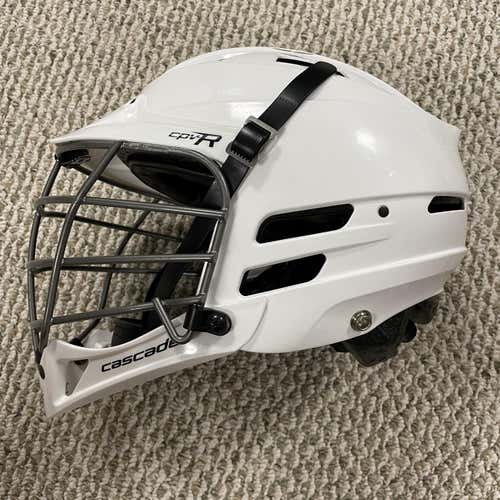White Youth Player's Cascade CPV-R Helmet XS