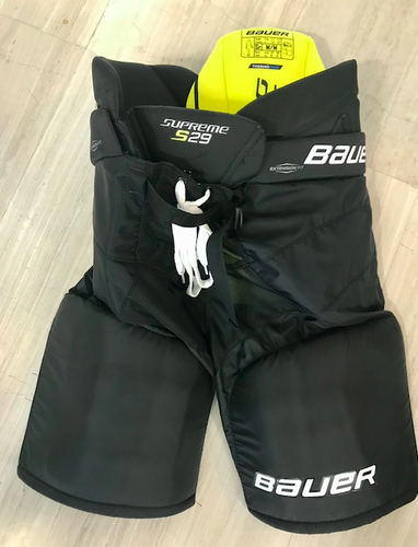 Black Senior Medium Bauer Supreme S29 Hockey Pants