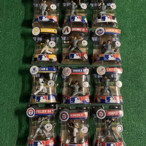 Lot Of 12 Baseball Figures - All New