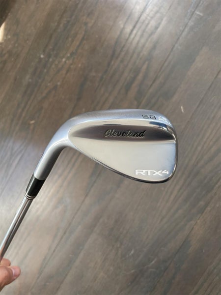 Men's Left Hand RTX 4 Stiff Flex Steel Shaft Wedge