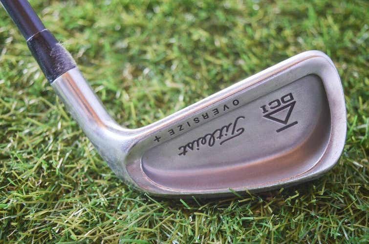 Titleist 	Dci Oversize + 	6 Iron 	Right Handed 	37.5"	Graphite 	Stiff	New Grip