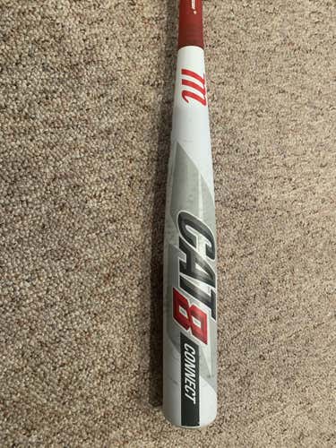 Used High School/College BBCOR Certified Marucci Alloy CAT 8 Bat (-3) 30 oz 33"