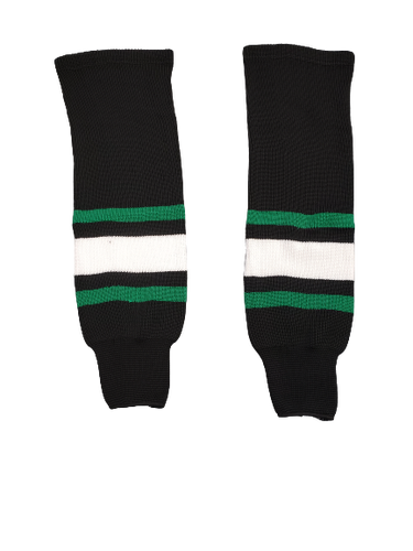 Retro Dallas Stars Knit Intermediate 25" Socks (Black/Green/White)