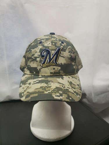 Milwaukee Brewers Miller High Life SGA Camo Strapback Hat