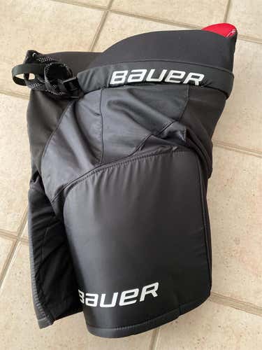 Black Senior Medium Bauer Nsx Hockey Pants