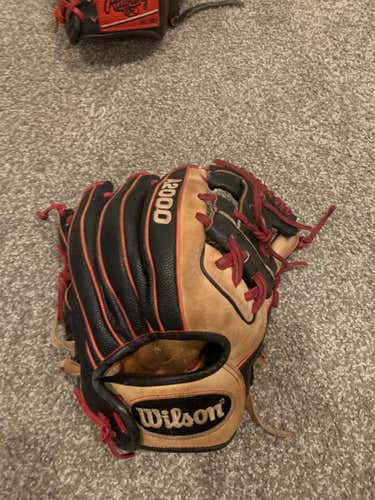 Black High School/College Infield A2000 11.5" Baseball Glove