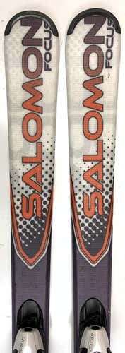 Used Salomon XWING Focus All Mountain Skis with Bindings Size 145 (Option 2007076)