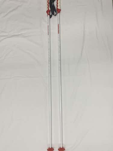 Used Komperdell Bright White 135 Cm 53 In Downhill Ski Mens Poles