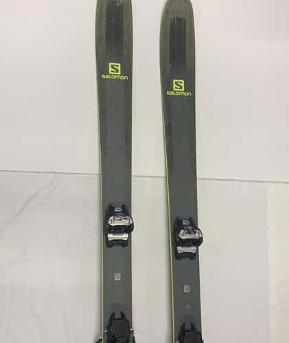Used Salomon Qst 92 185 Cm Downhill Ski Mens Combo