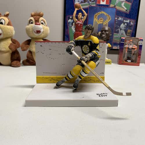 Rare Bobby Orr Hockey Figure With Boards