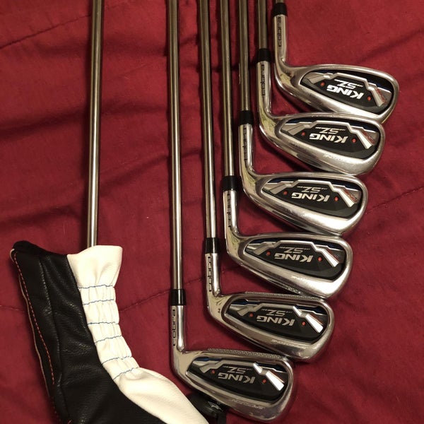 Men's Right Handed Speedzone one length Stiff Flex Graphite Shaft Iron Set