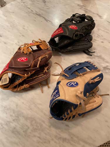 Used Right Hand Throw Heart of the Hide 11.75" Baseball Glove