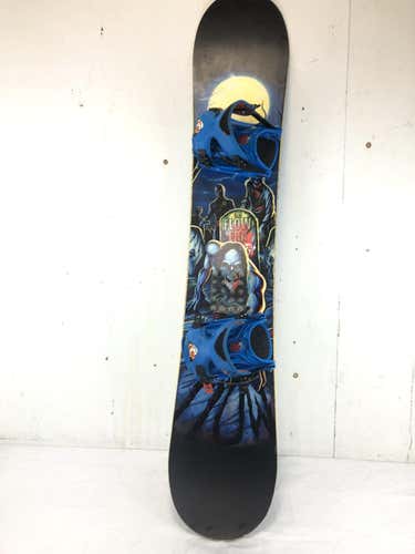 Used Flow 2011 Era Rocker 152cm Snowboard W Flow Trilogy Xxx Lg Bindings