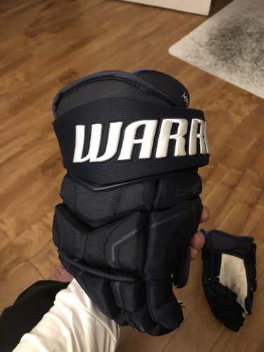 Navy Florida Panthers Senior Warrior Covert QRE Gloves 13" Pro Stock