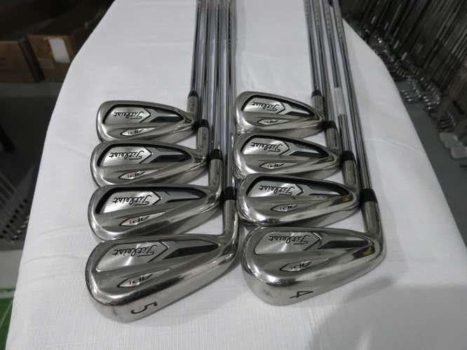 Titleist 718 AP1 Iron Set 718AP1 - 4-PW, AW - AMT Red R300 Regular Steel - LH
