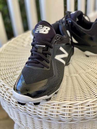 Black New Adult Men's Size 5.5 (Women's 6.5) Molded Cleats New Balance Cleats