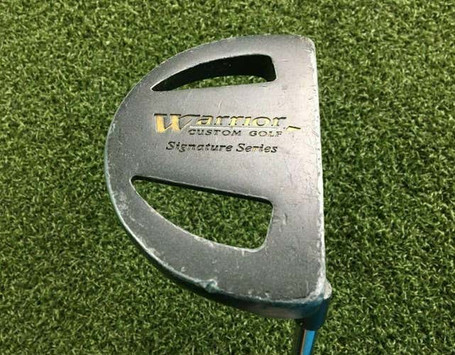 Warrior Golf Signature Series Mallet Putter  /  RH  / ~34.5" Steel / mm3990