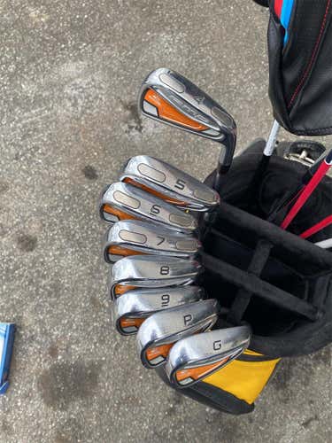 Men's Right Handed AMP Forged Stiff Flex Steel Shaft Iron Set