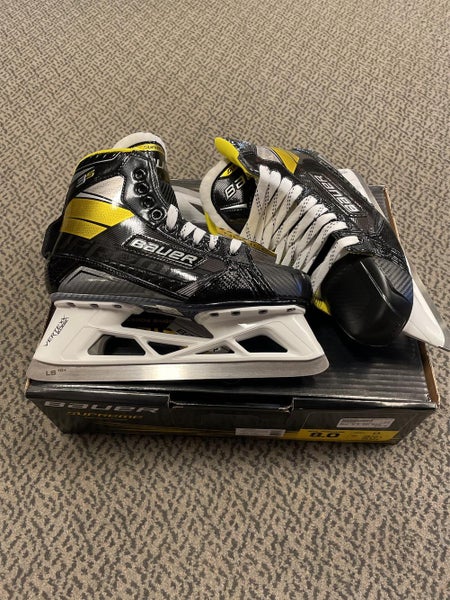Senior Bauer 3S Regular Width  Size 8 Hockey Goalie Skates