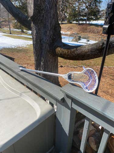 New Custom Strung Warrior Krypto Groove Shaft With Adidas Enrayge Head & ECD Semi Soft Mesh