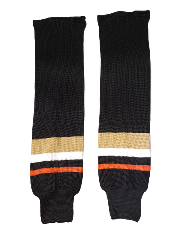 Anaheim Ducks Knit Senior 31" Socks (Black/Gold/White/Orange)