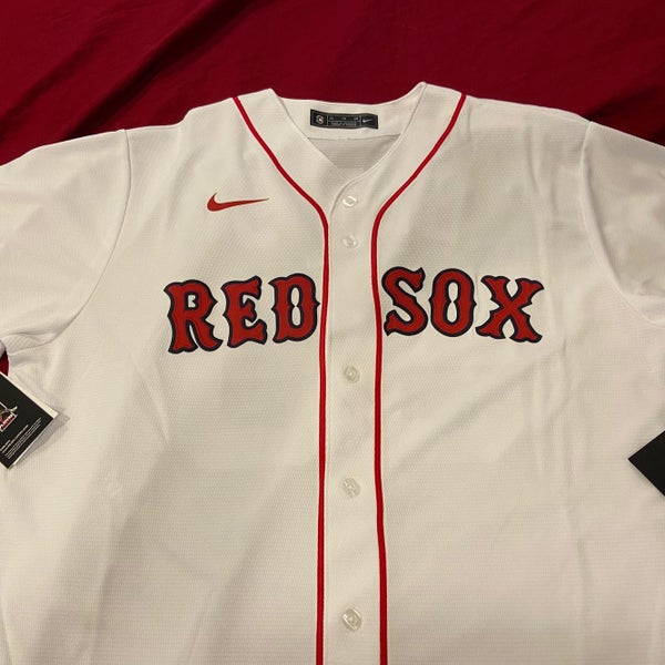NWT'S Nike Boston Red Sox Mookie Betts MLB Away Jersey Men's S White