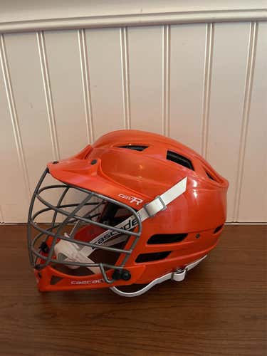 Orange Used Player's Cascade CPV-R Helmet
