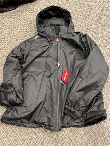 Black Adult XXXL CCM Winter Jacket
