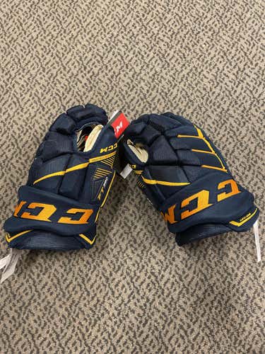 Blue Senior CCM JetSpeed FT390 14" Gloves