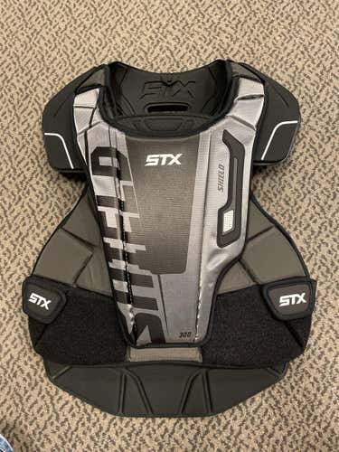 Black Adult Medium STX Shield 300 Chest Protector