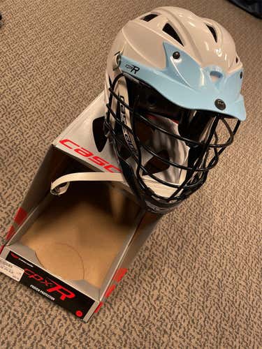 White Adult Player's Cascade CPX-R Helmet