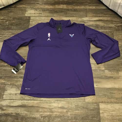Charlotte Hornets Nike Jordan Element Half-Zip Pullover Jacket X-Large