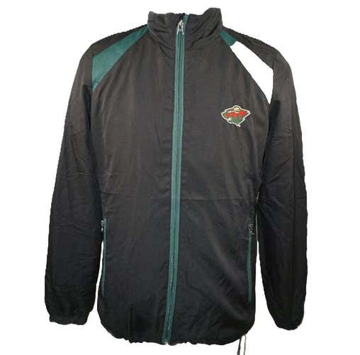 Minnesota Wild NHL Hockey G-III Sports by Carl Banks - Zippered Jacket Small
