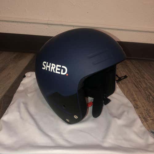 Blue Unisex Small / Medium Shred Basher Helmet FIS Legal