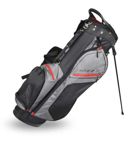 Ray Cook Mens Hotz 2.0 Std Bag Blk-gray-red Golf Stand Bags