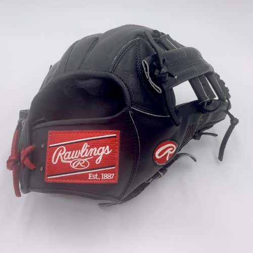 Custom Heart of the Hide 11.75" Black infield glove