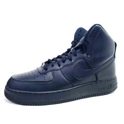 Nike Mens Size 10 Air Force 1 High Top Sneakers Black 315121-032 2019