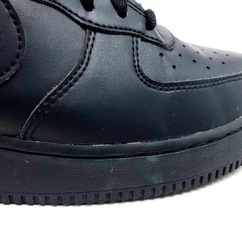 nike black air force size 6