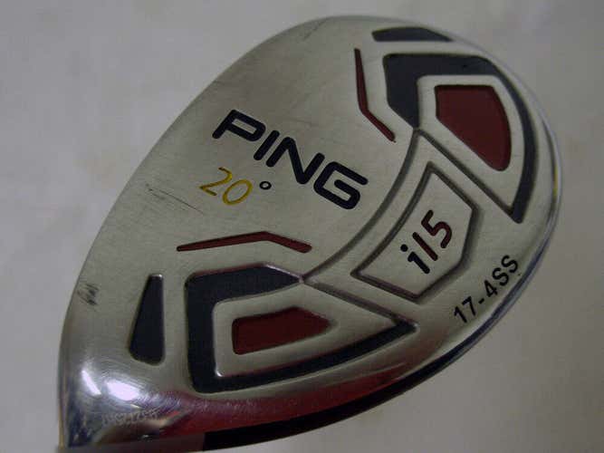 Ping i15 20* Hybrid (Graphite UST Mamiya Stiff, LEFT) Rescue Golf Club LH