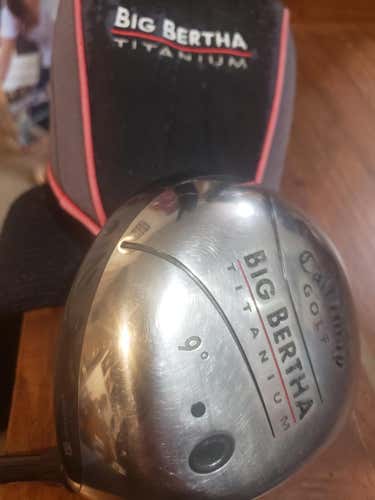 Callaway BIG BERTHA TITANIUM Driver RH Graphite Reg Flex 9 Loft