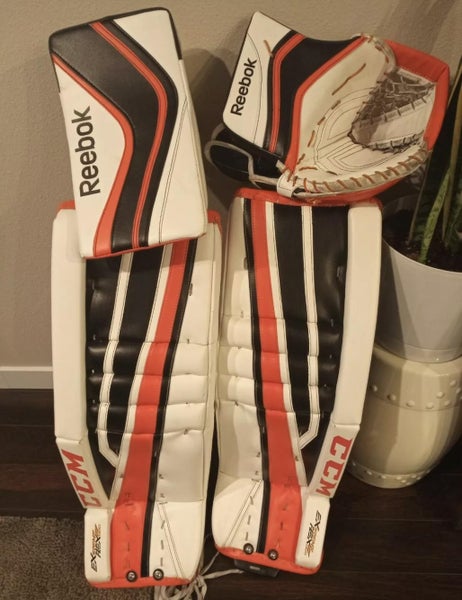 Orange Senior 34" Regular Extreme Flex II 860 Goalie Full Set