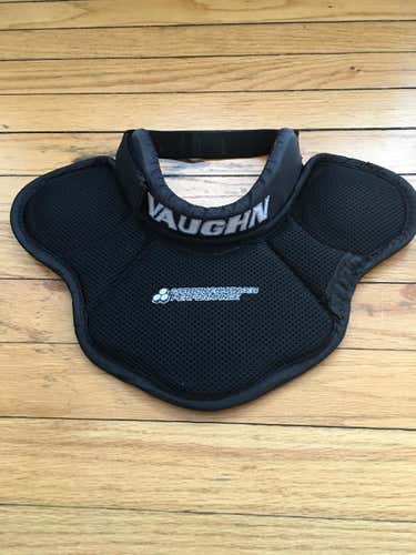Used Vaughn XR Pro Carbon Senior Goalie Neck Guard Black